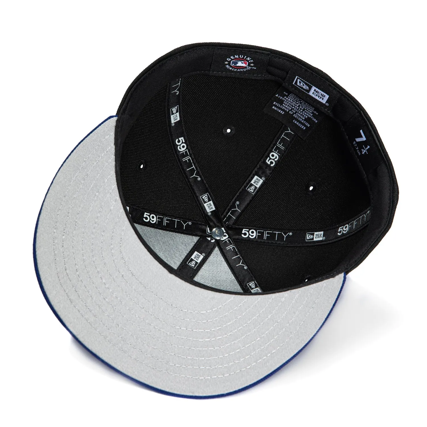New Era 59Fifty Los Angeles Dodgers Korea Flag Patch Script Hat - Black, Royal sold by Hat Club product image thumbnail 2