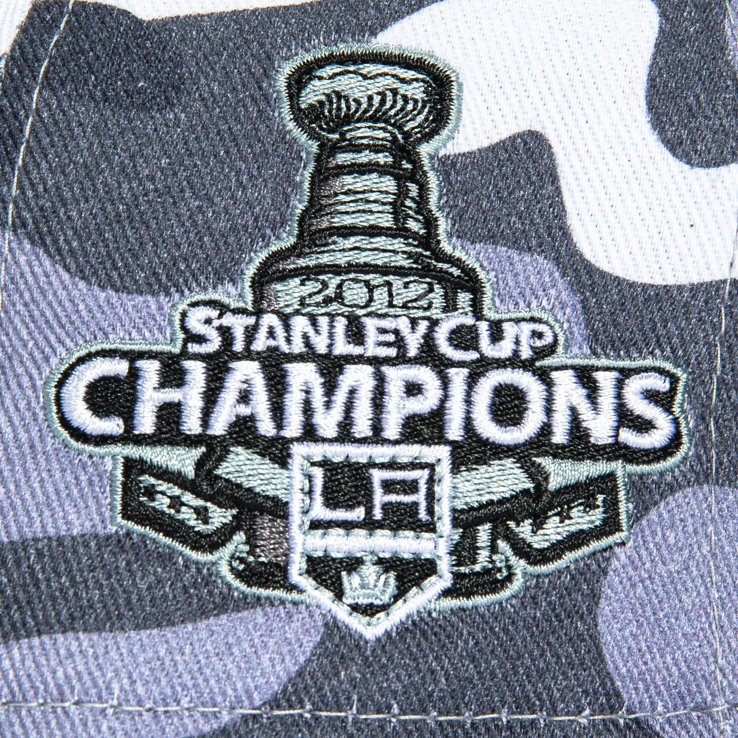 New Era 59Fifty Colour Camo Los Angeles Kings 2012 Stanley Cup Champions Patch Hat - Grey sold by Hat Club product image thumbnail 5