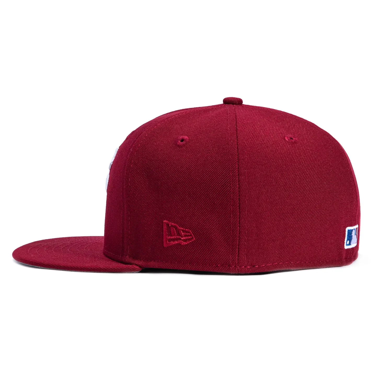 New Era 59Fifty Los Angeles Dodgers Korea Flag Patch Korean Script Hat - Cardinal sold by Hat Club product image thumbnail 3