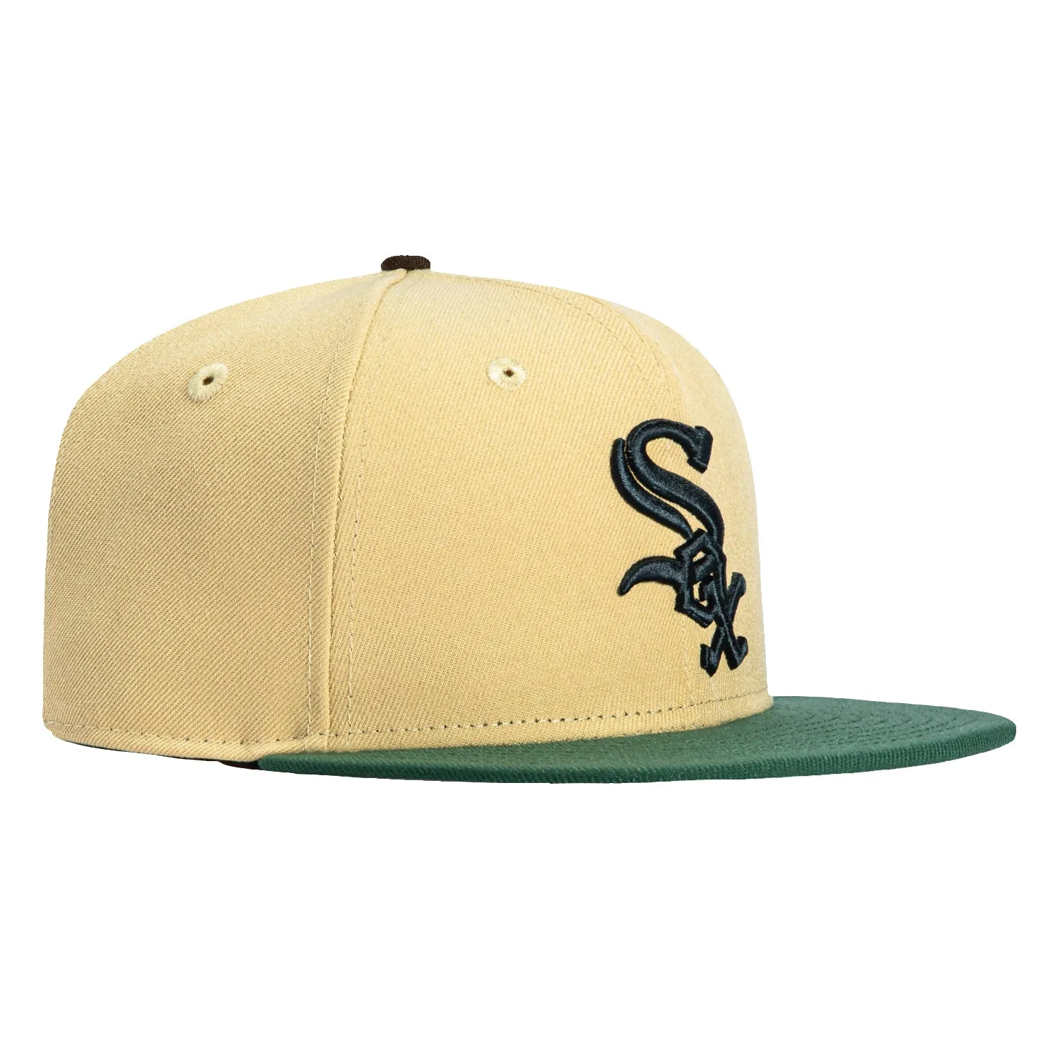 New Era 59Fifty Chicago White Sox Hat - Tan, Green sold by Hat Club