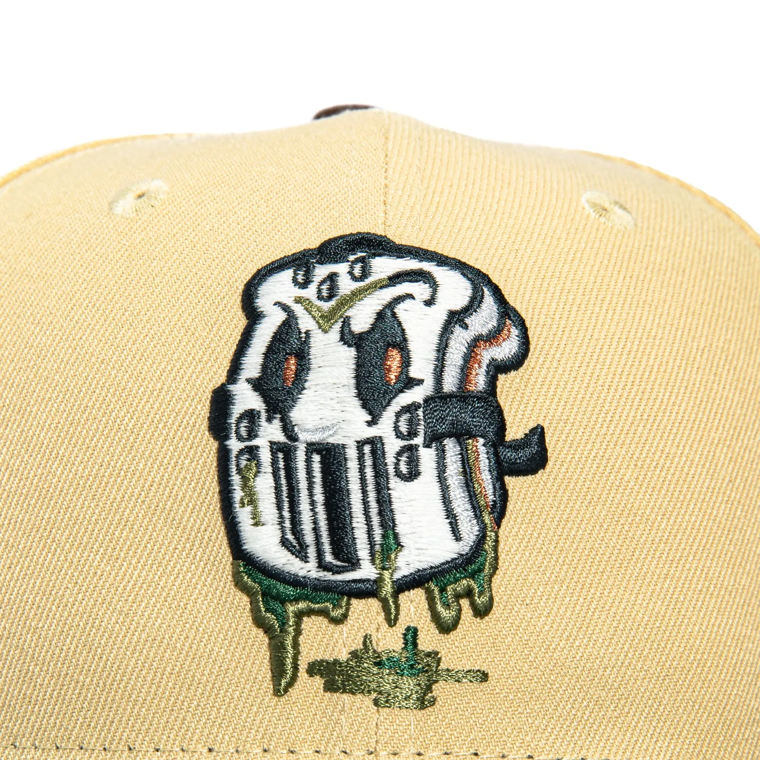 New Era 59Fifty PBJ Anthropomorphic Mask Hat - Tan, Green sold by Hat Club product image thumbnail 4