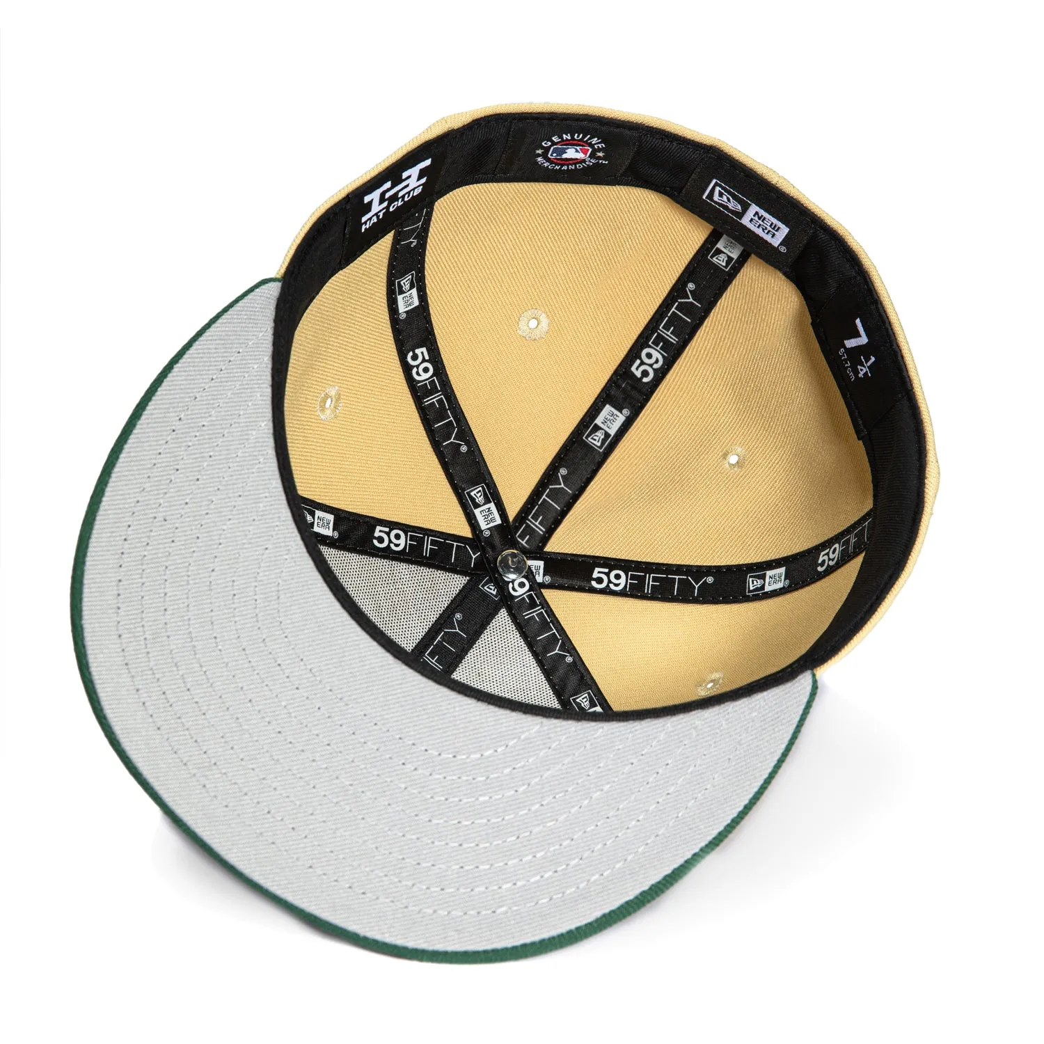 New Era 59Fifty Los Angeles Dodgers D Hat - Tan, Green sold by Hat Club product image thumbnail 2