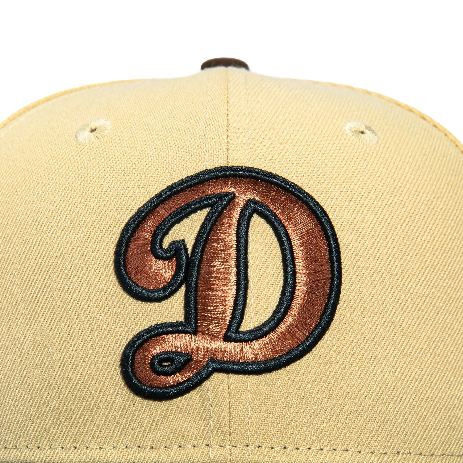 New Era 59Fifty Los Angeles Dodgers D Hat - Tan, Green sold by Hat Club product image thumbnail 4