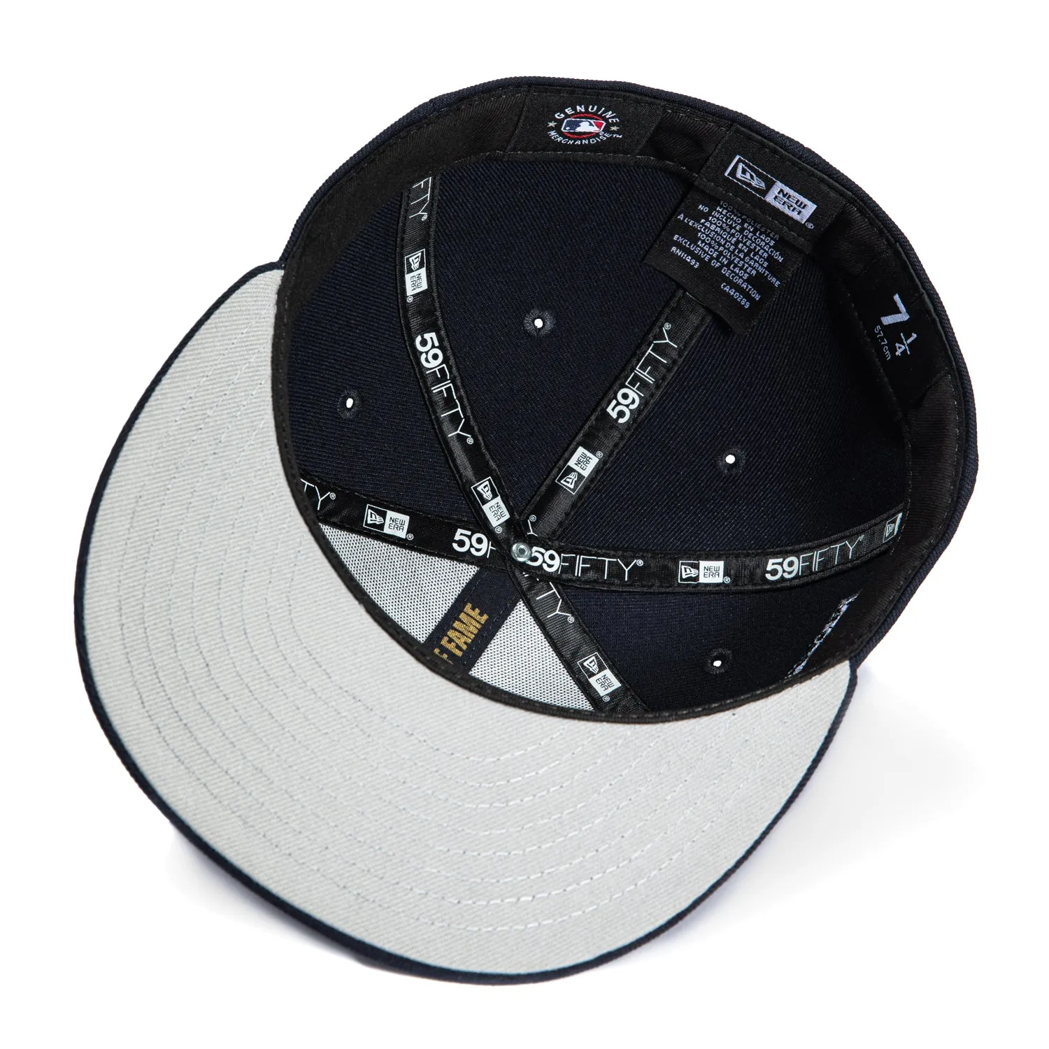 New Era 59Fifty Seattle Mariners Ichiro Suzuki Hall of Fame Jersey Rail Hat - Grey, Navy sold by Hat Club product image thumbnail 2