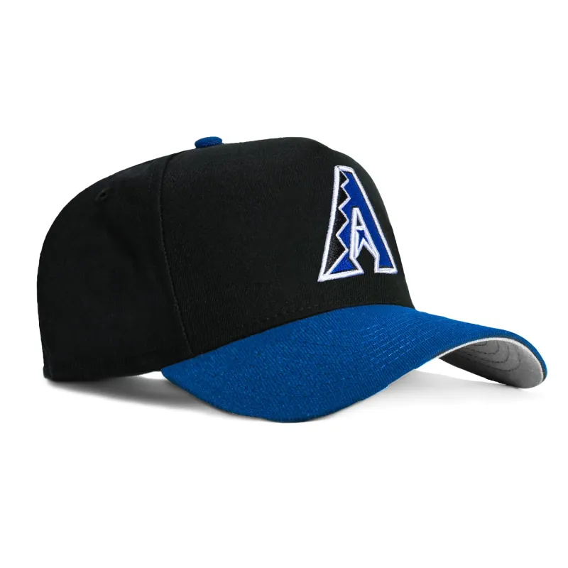 New Era 9Forty A-Frame Arizona Diamondbacks Snapback A Hat - Black, Royal sold by Hat Club
