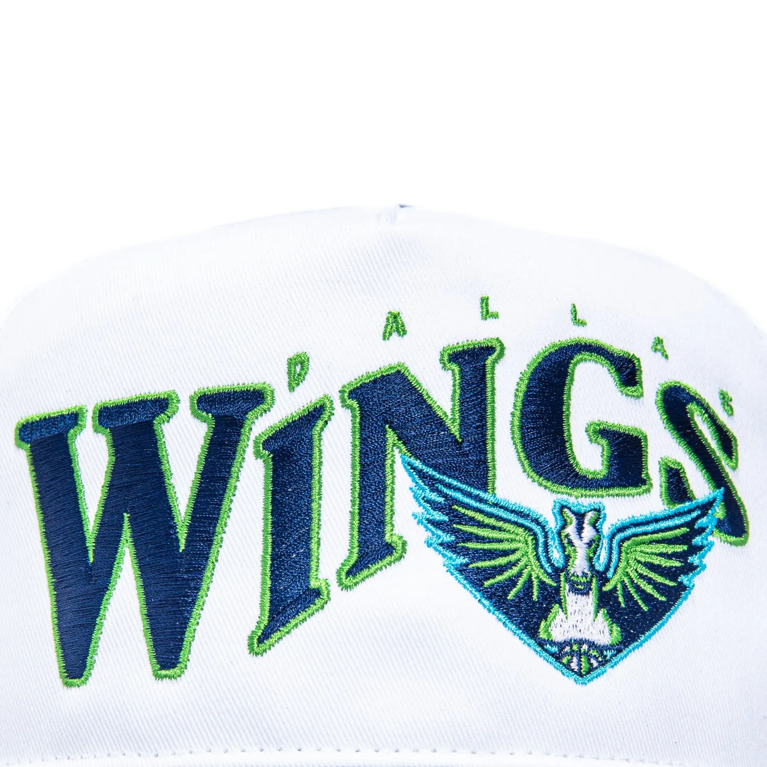 47 Brand Dallas Wings Hitch Wave Snapback Hat - White, Navy sold by Hat Club product image thumbnail 3