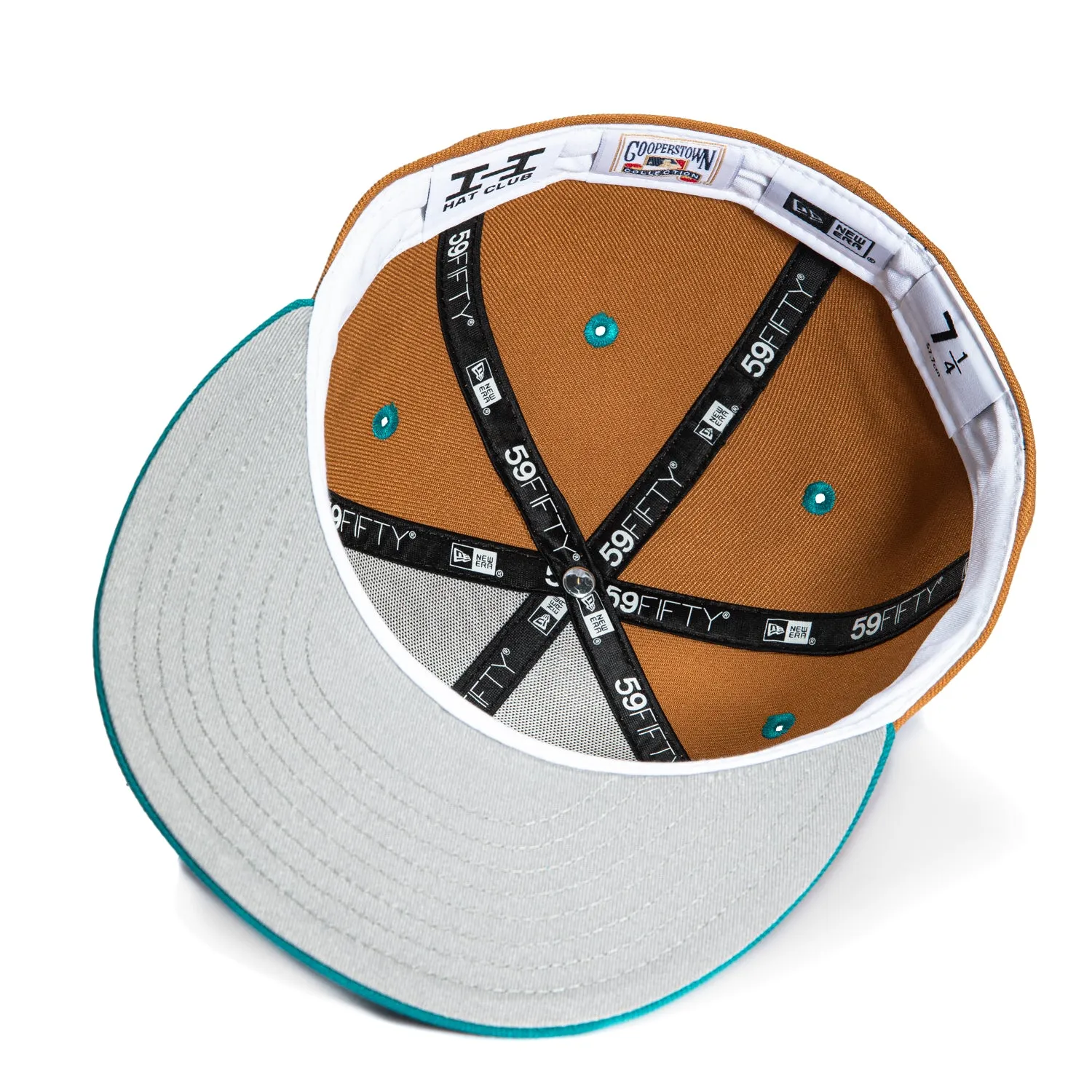 New Era 59Fifty Garden of Eden 2 Baltimore Orioles 1998 Hat - Khaki, Teal sold by Hat Club product image thumbnail 2