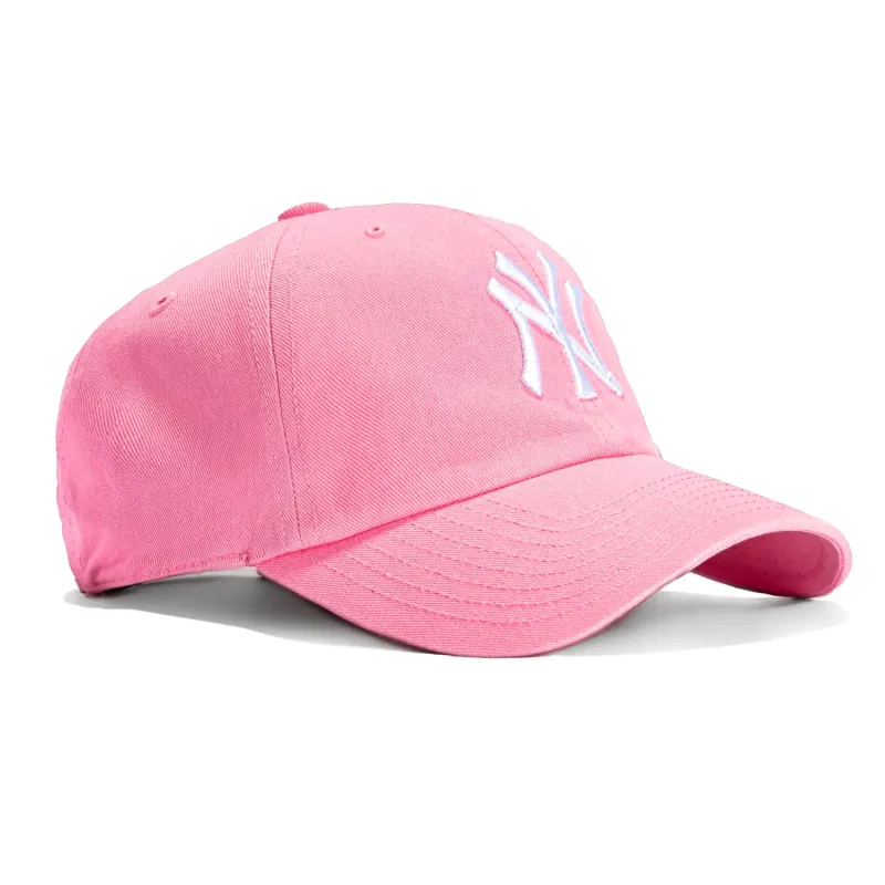 47 Brand New York Yankees Cleanup Adjustable Hat - Pink sold by Hat Club