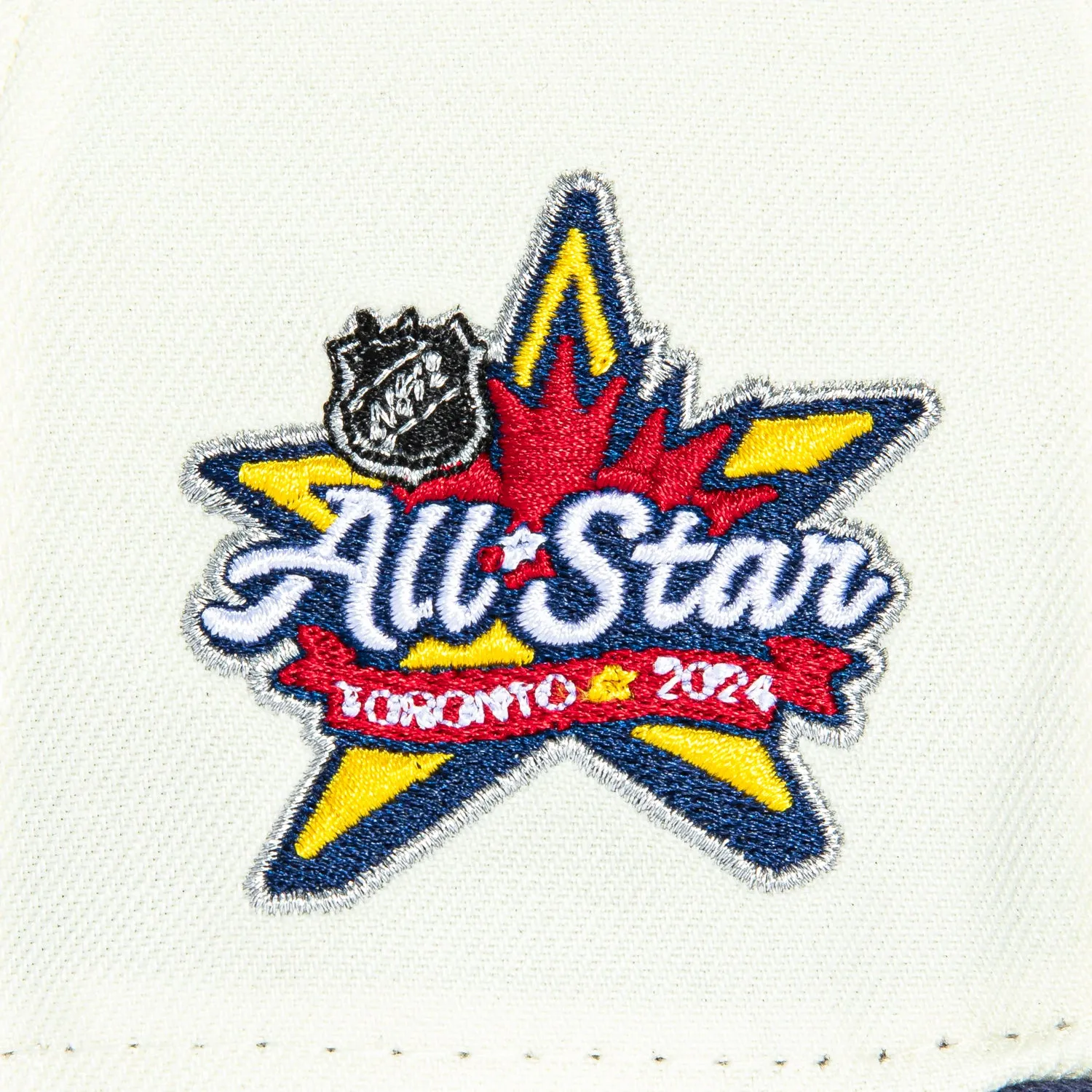 New Era 59Fifty Toronto Maple Leafs 2024 All Star Game Patch Hat - White, Light Navy sold by Hat Club product image thumbnail 5