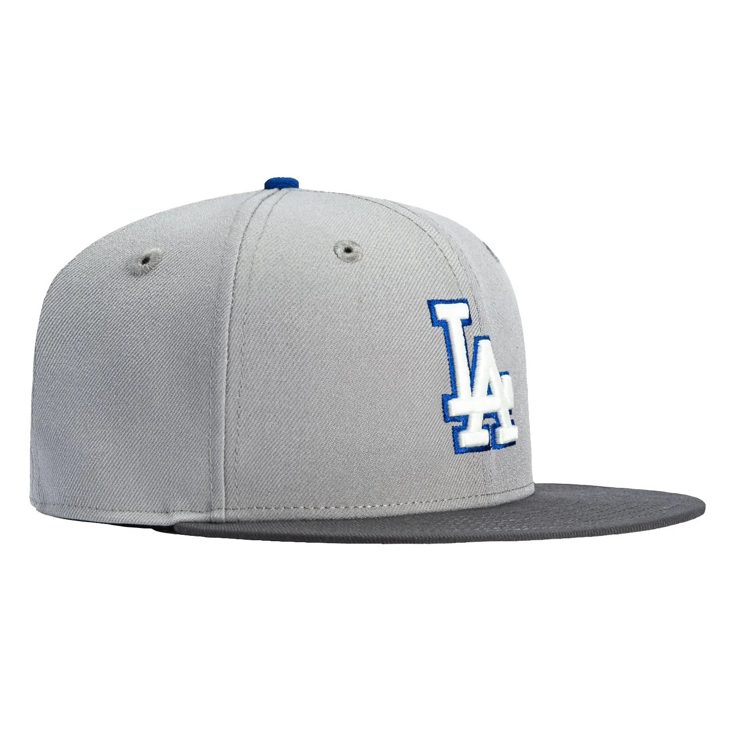 New Era 59Fifty Los Angeles Dodgers Hat - Grey, Graphite sold by Hat Club