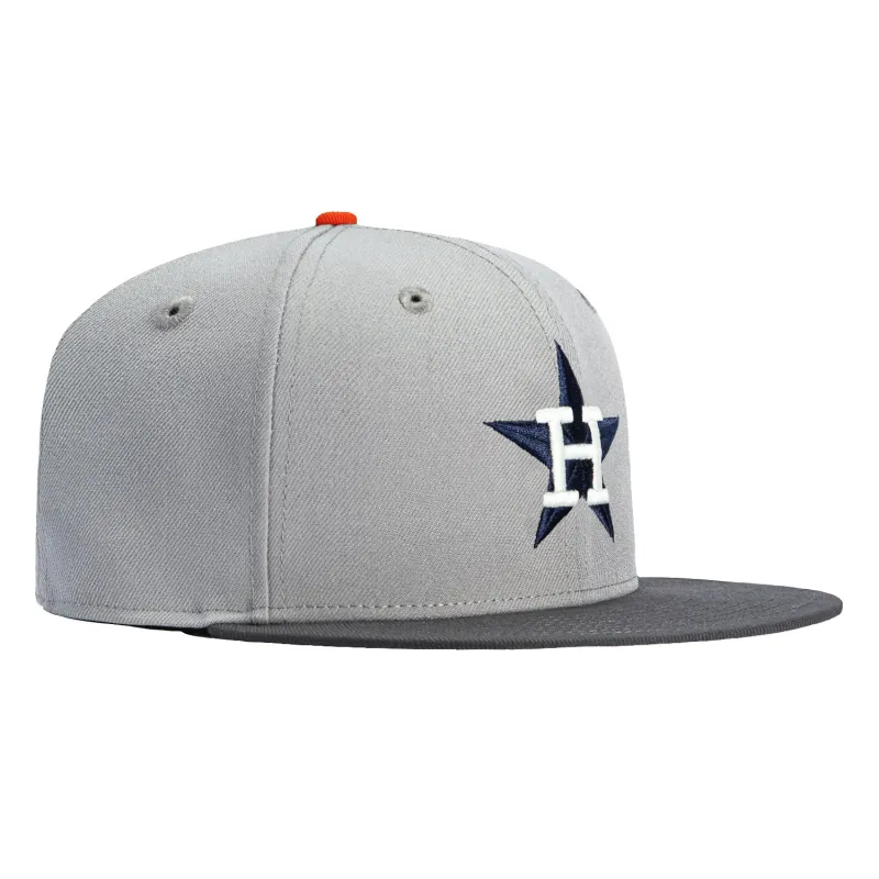 New Era 59Fifty Houston Astros Hat - Grey, Graphite sold by Hat Club