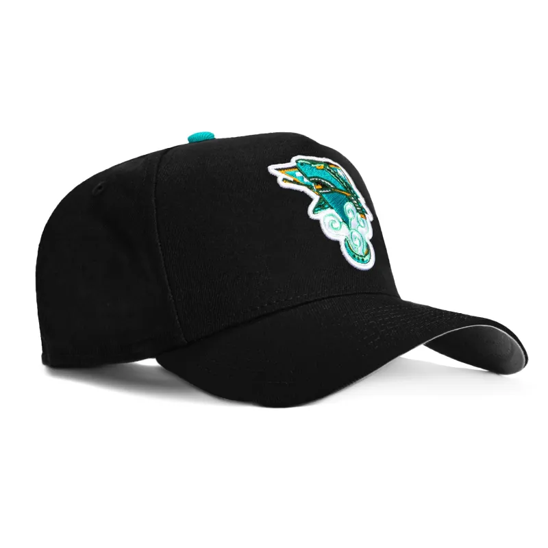 New Era 9Forty A-Frame San Jose Sharks Native Snapback Hat - Black sold by Hat Club