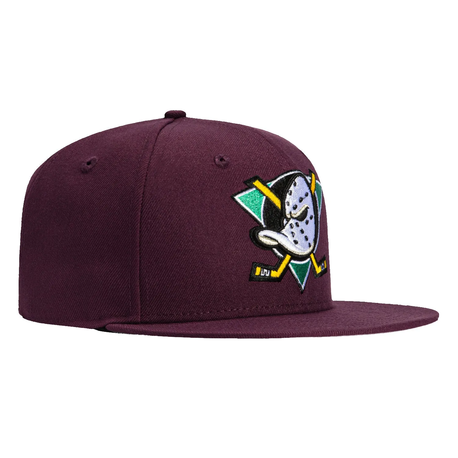 New Era 59Fifty Anaheim Ducks OTC Hat - Maroon sold by Hat Club