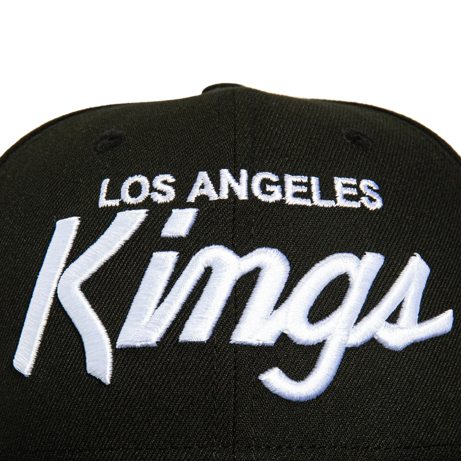 New Era 59Fifty Los Angeles Kings Script Hat - Black, White sold by Hat Club product image thumbnail 4