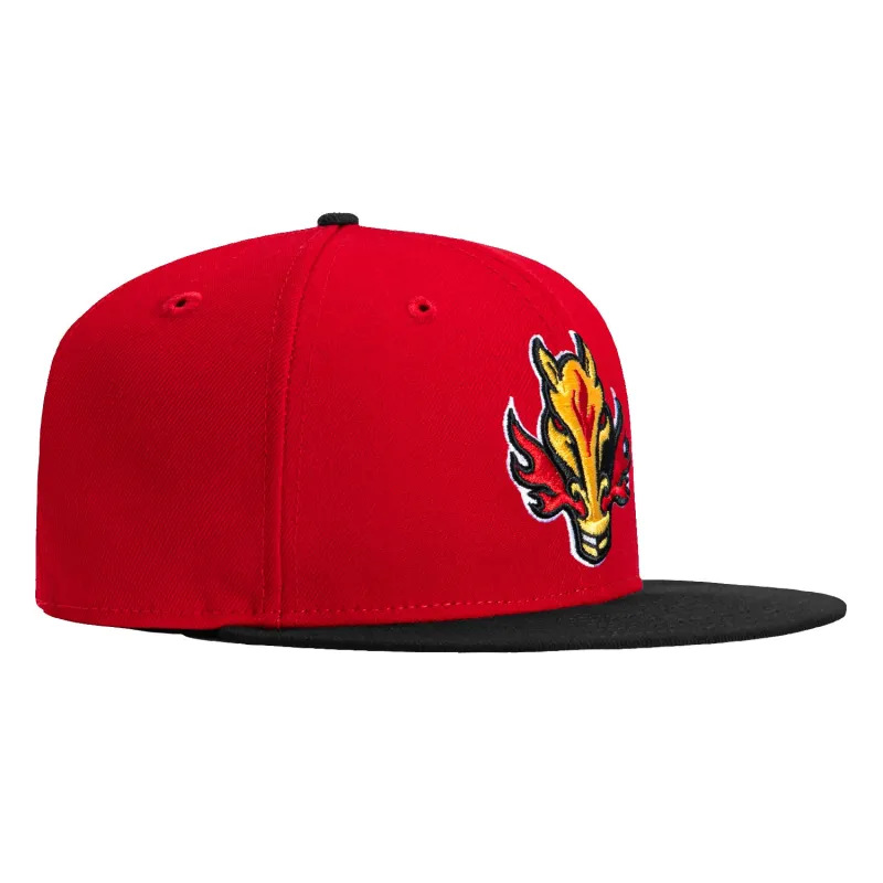 New Era 59Fifty Calgary Flames Blasty Hat - Red, Black sold by Hat Club