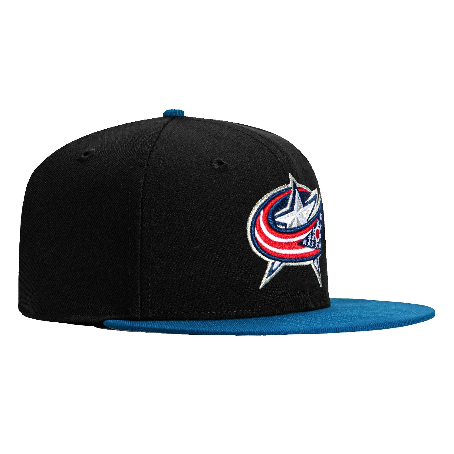 New Era 59Fifty Columbus Blue Jackets Hat - Black, Indigo sold by Hat Club