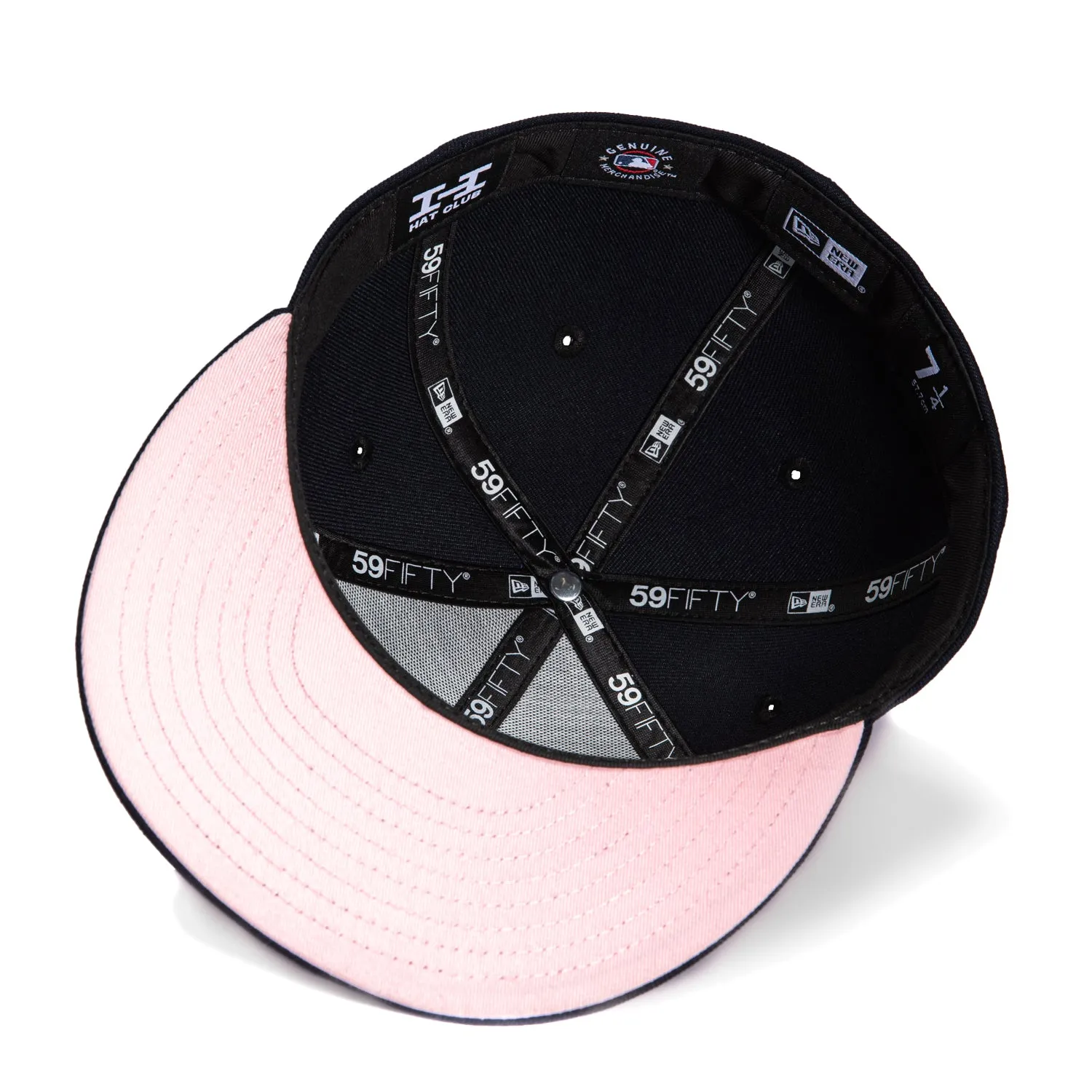 New Era 59Fifty New York Yankees Pink UV Hat - Navy, White sold by Hat Club product image thumbnail 2