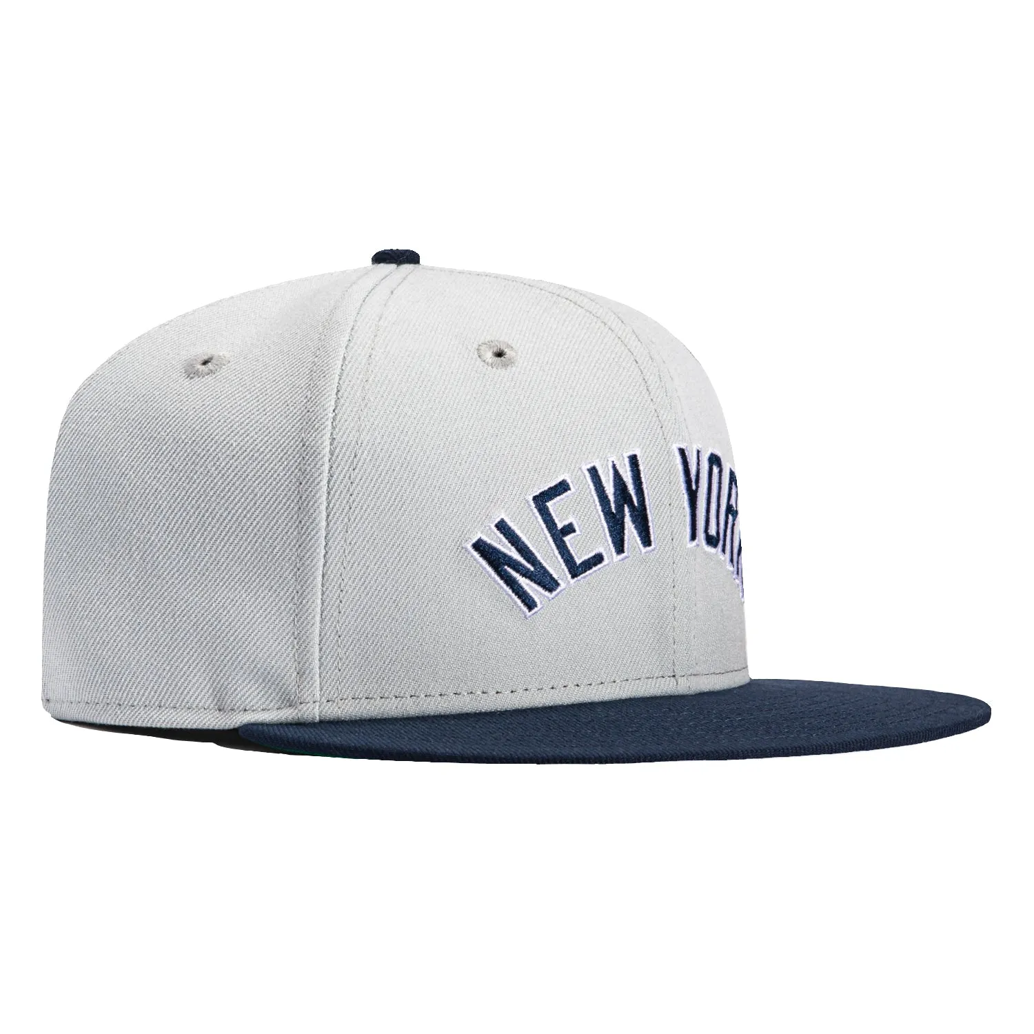 New Era 59Fifty New York Yankees Arch Hat - Grey, Navy sold by Hat Club
