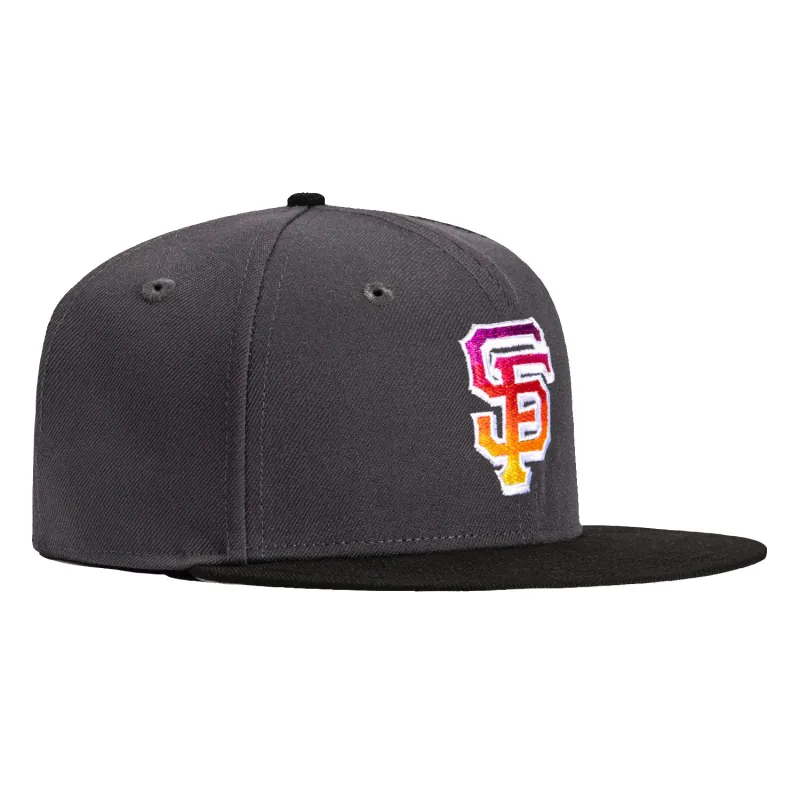 New Era 59Fifty San Francisco Giants Gradient Hat - Graphite, Black sold by Hat Club