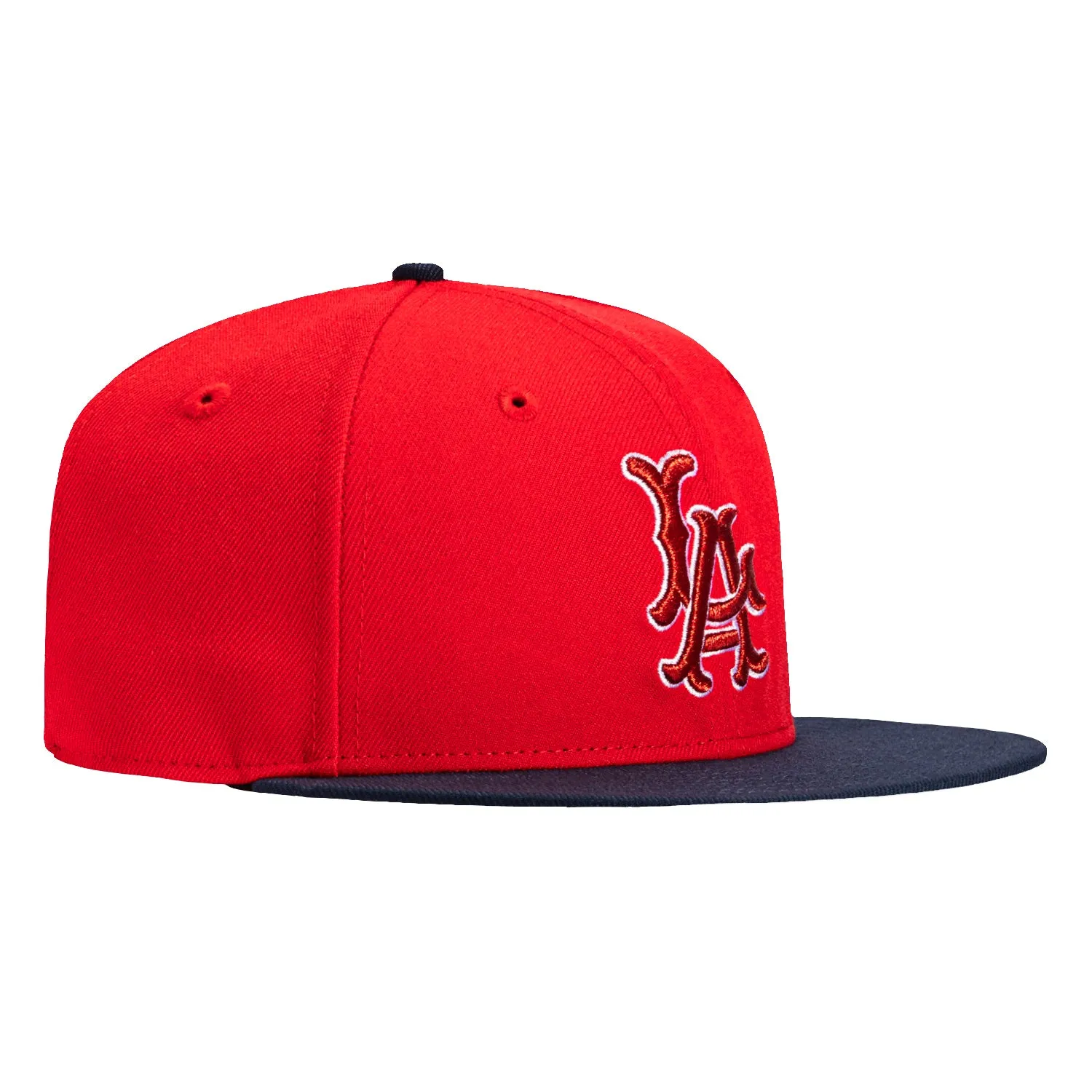 New Era 59Fifty Los Angeles Angels 1961 Hat - Red, Navy sold by Hat Club