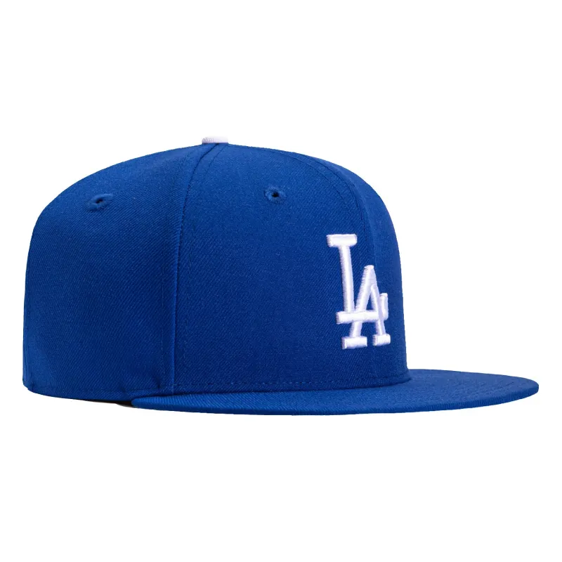 New Era 59Fifty Los Angeles Dodgers Light Blue UV Hat - Royal sold by Hat Club