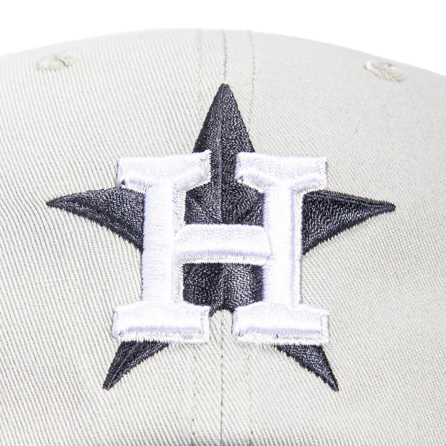47 Brand Houston Astros 35th Anniversary Patch Cleanup Adjustable Hat - Grey, Navy sold by Hat Club product image thumbnail 3