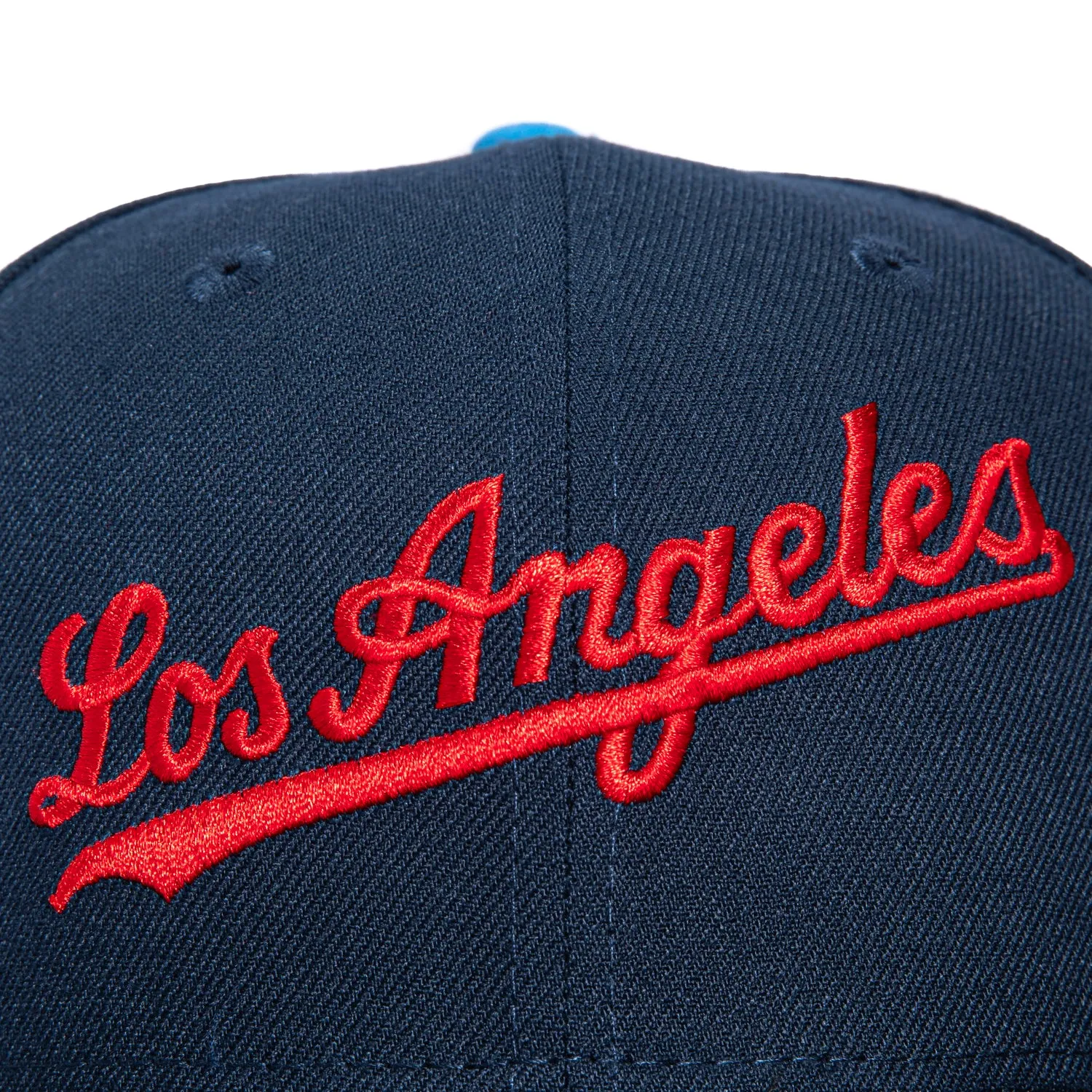 New Era 59Fifty Los Angeles Dodgers 2024 World Series Champions Patch Script Hat - Navy, Red sold by Hat Club product image thumbnail 4