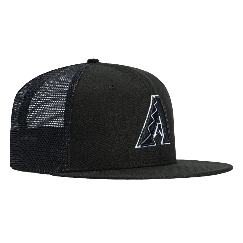 New Era 59Fifty Arizona Diamondbacks A Trucker Hat - Black, White sold by Hat Club