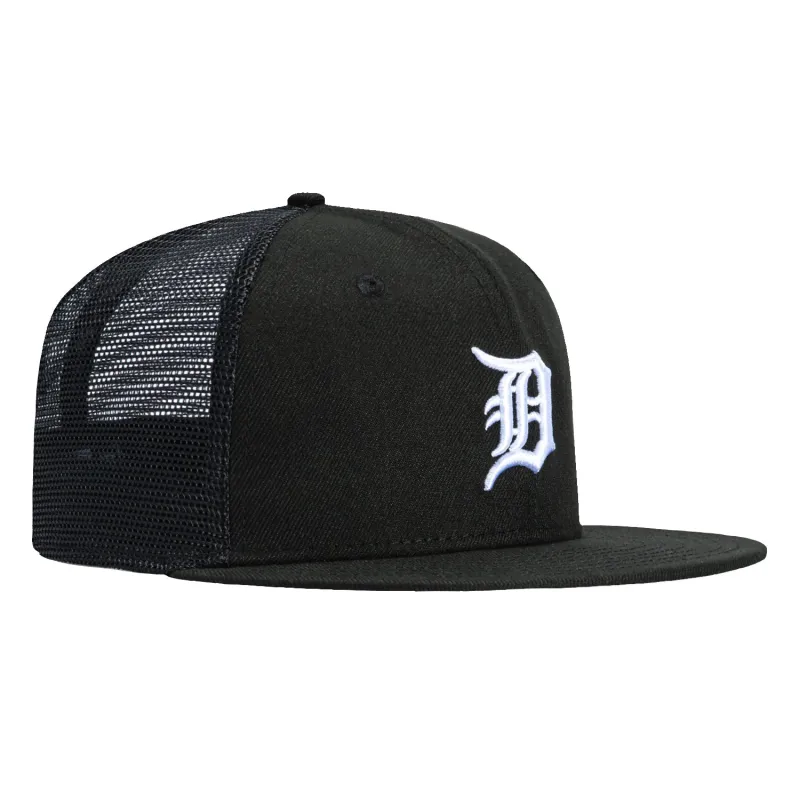 New Era 59Fifty Detroit Tigers Trucker Hat - Black, White sold by Hat Club