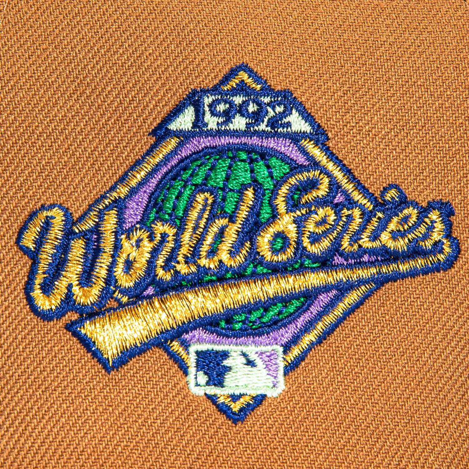 New Era 59Fifty Salt Water Taffy Atlanta Braves 1995 World Series Patch Hat - Khaki, Navy sold by Hat Club product image thumbnail 5