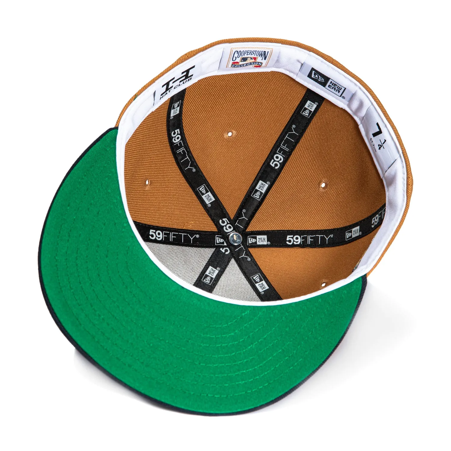 New Era 59Fifty Salt Water Taffy Atlanta Braves 1995 World Series Patch Hat - Khaki, Navy sold by Hat Club product image thumbnail 2