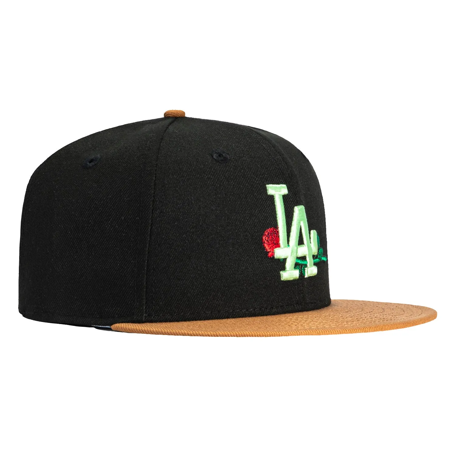 New Era 59Fifty Salt Water Taffy Los Angeles Dodgers Rose Hat - Black, Khaki sold by Hat Club