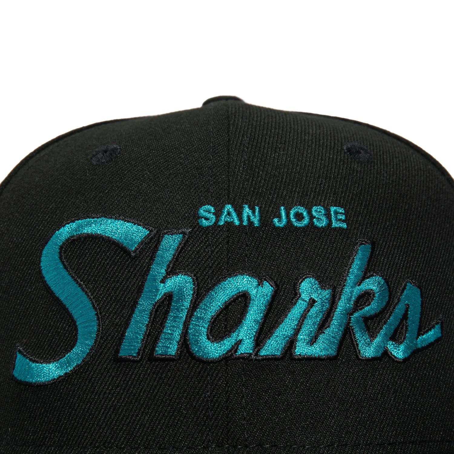 New Era 59Fifty San Jose Sharks Script Hat - Black, Teal sold by Hat Club product image thumbnail 4