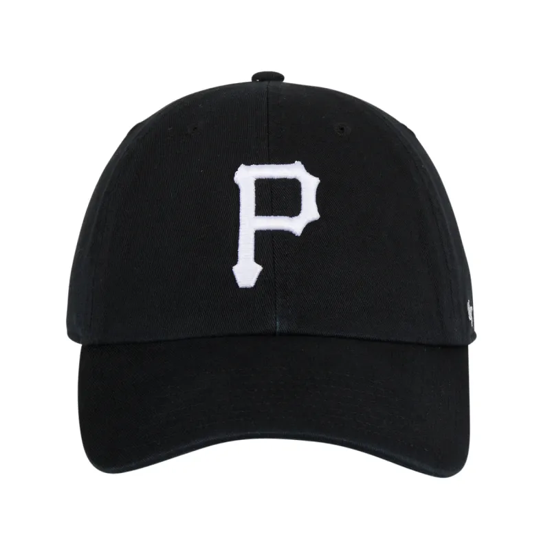 47 Brand Pittsburgh Pirates Cleanup Adjustable Hat - Black, White sold by Hat Club