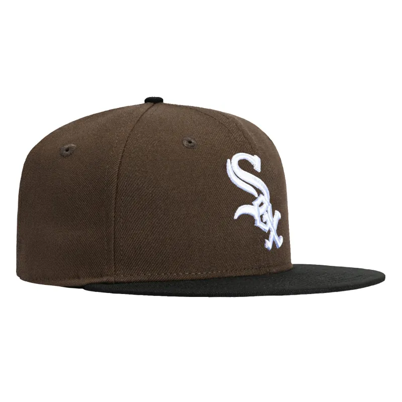 New Era 59Fifty Chicago White Sox Hat - Brown, Black sold by Hat Club