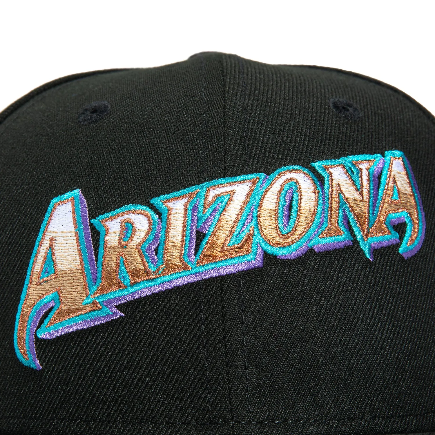 New Era 59Fifty Gradient Logo Arizona Diamondbacks Script Hat - Black sold by Hat Club product image thumbnail 4