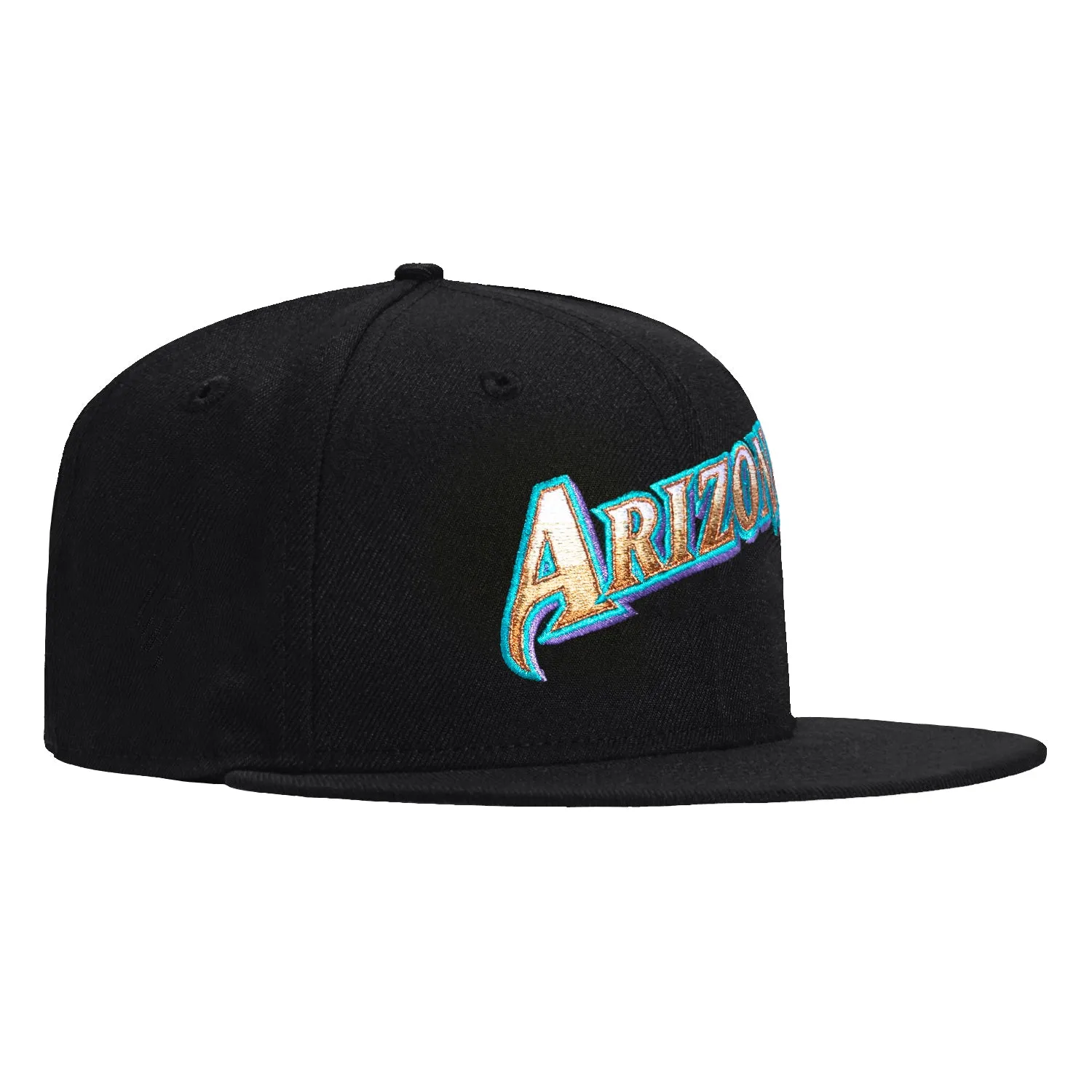 New Era 59Fifty Gradient Logo Arizona Diamondbacks Script Hat - Black sold by Hat Club