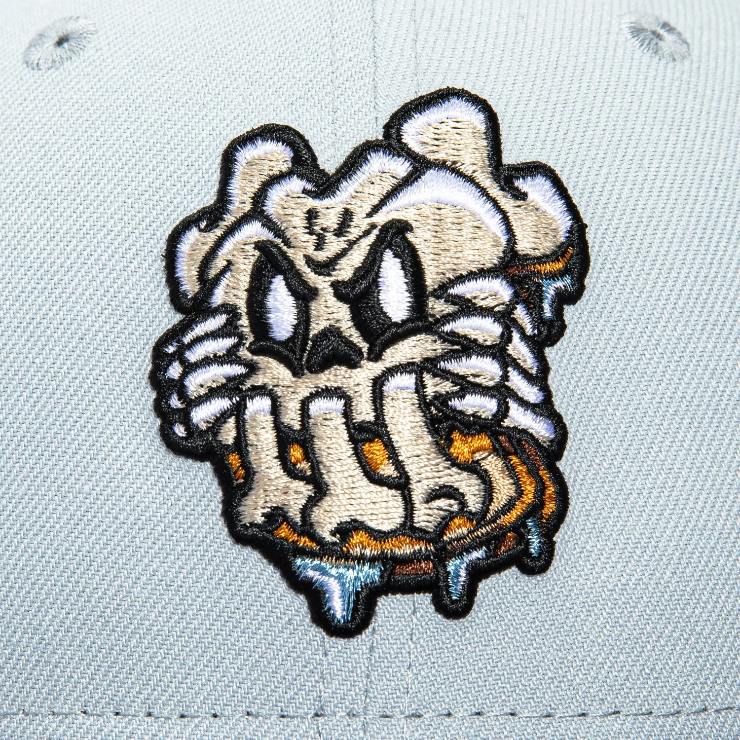 New Era 59Fifty PBJ Bones Mask Hat - Grey, Royal sold by Hat Club product image thumbnail 4