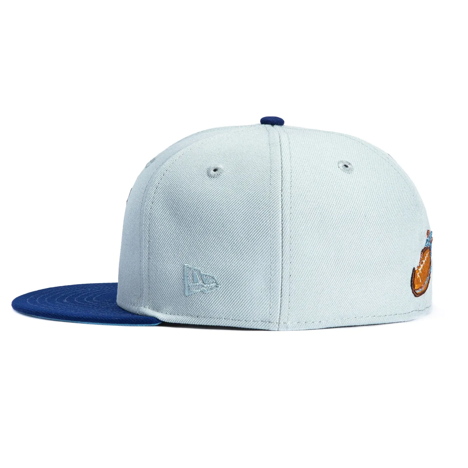 New Era 59Fifty PBJ Bones Mask Hat - Grey, Royal sold by Hat Club product image thumbnail 3