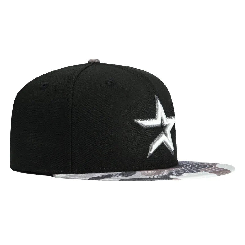 New Era 59Fifty Surveillance Pack Houston Astros 2000 Hat - Black, Camo sold by Hat Club