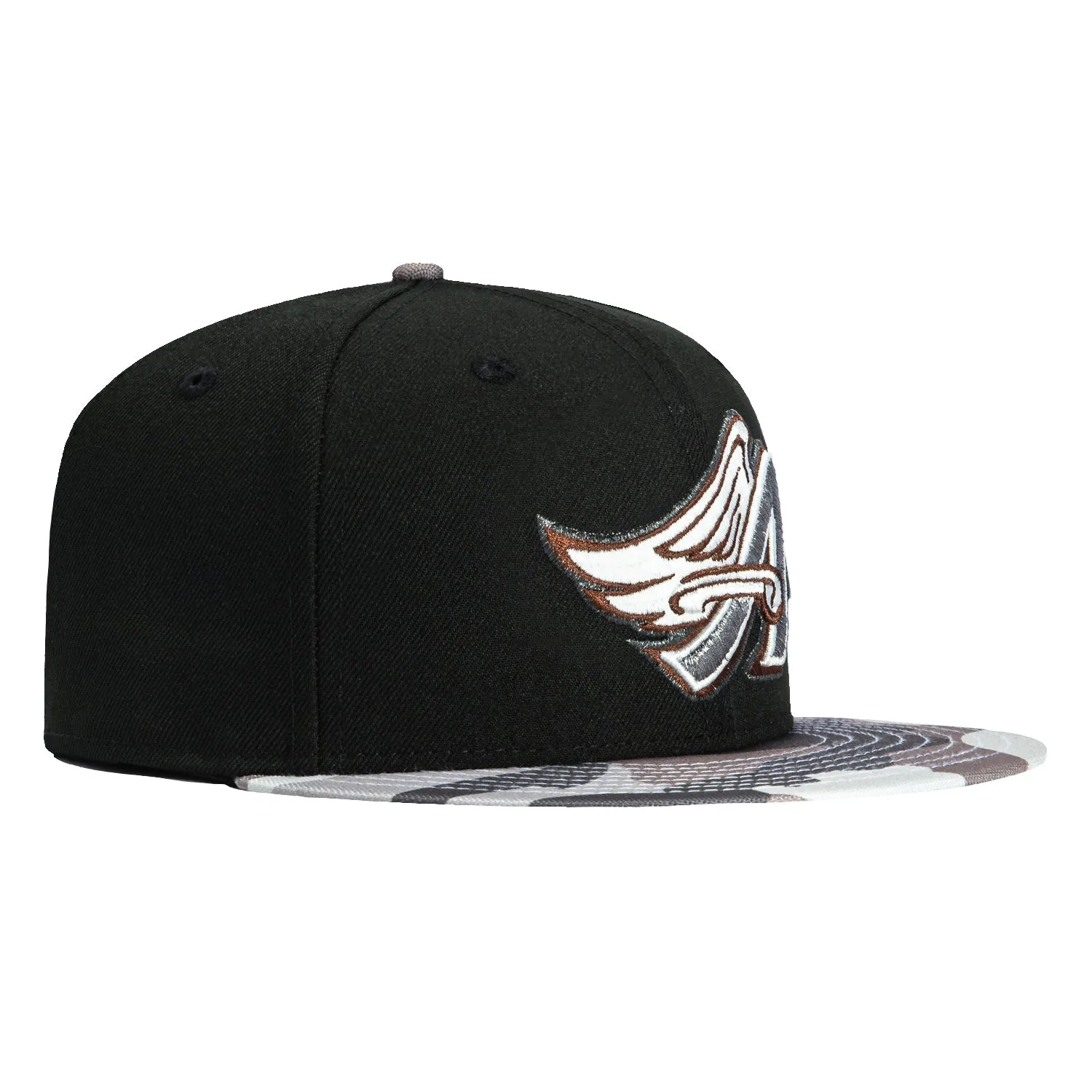 New Era 59Fifty Surveillance Pack Los Angeles Angels Hat - Black, Camo sold by Hat Club