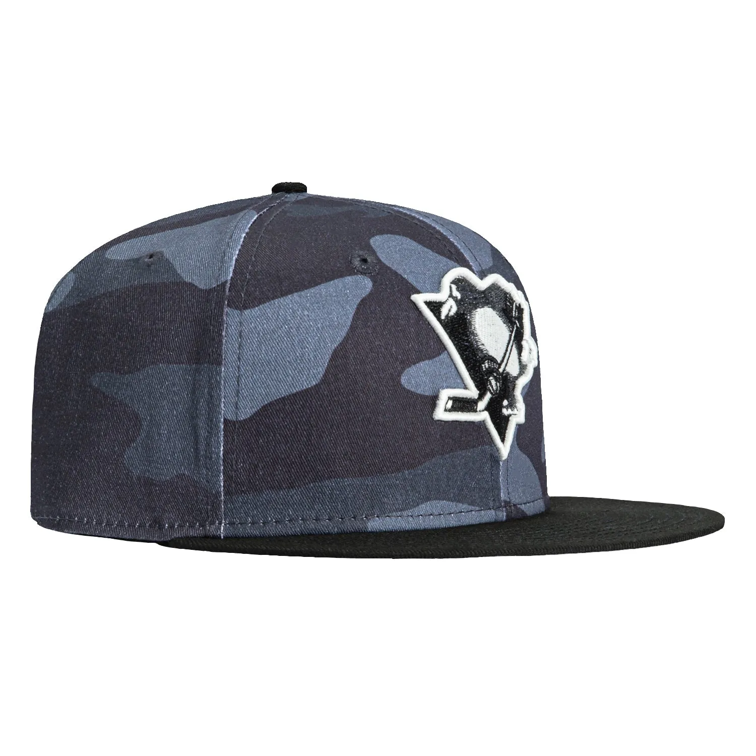 New Era 59Fifty Camo Vize Pittsburgh Penguins Glow in the Dark Hat - Camo, Black sold by Hat Club