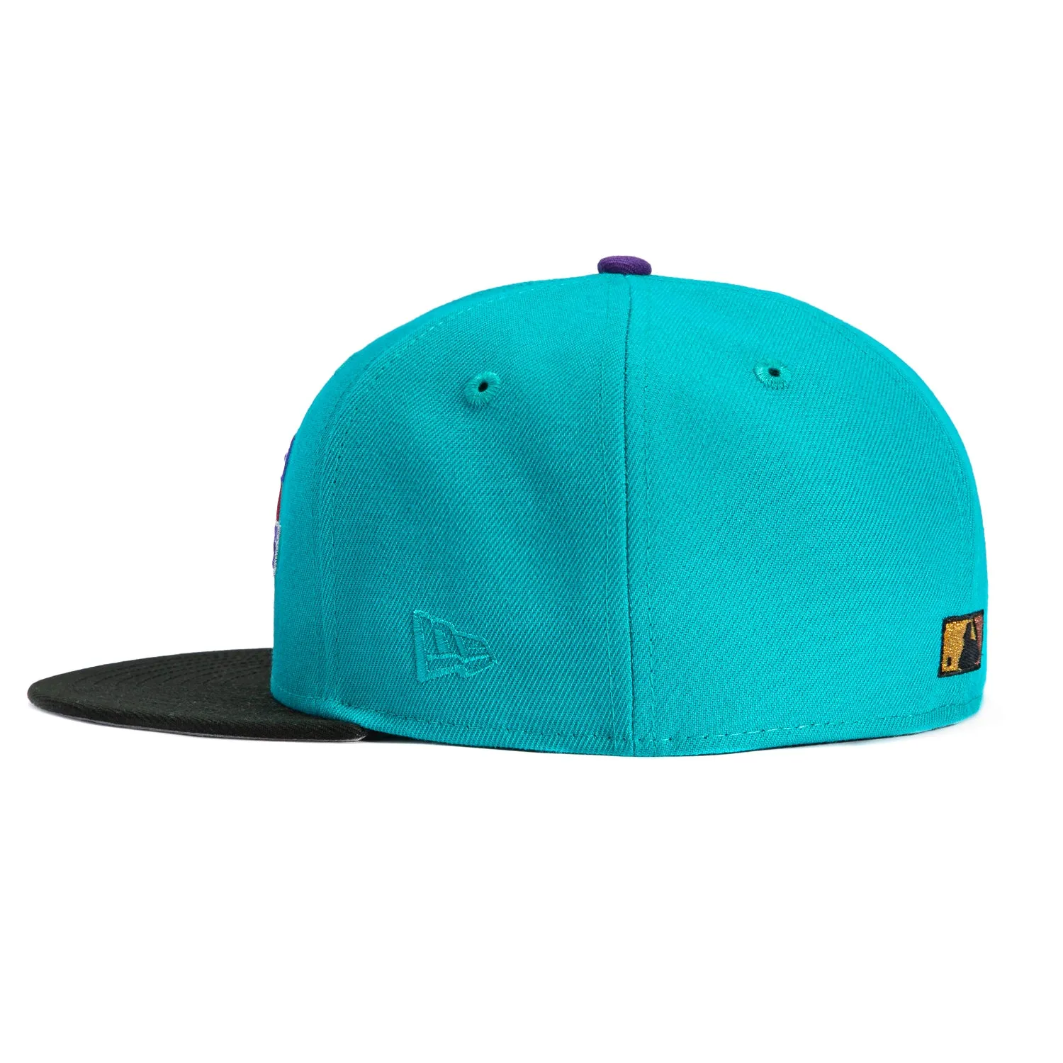 New Era 59Fifty Arizona Diamondbacks 2001 World Series Logo Hat - Teal, Black sold by Hat Club product image thumbnail 3