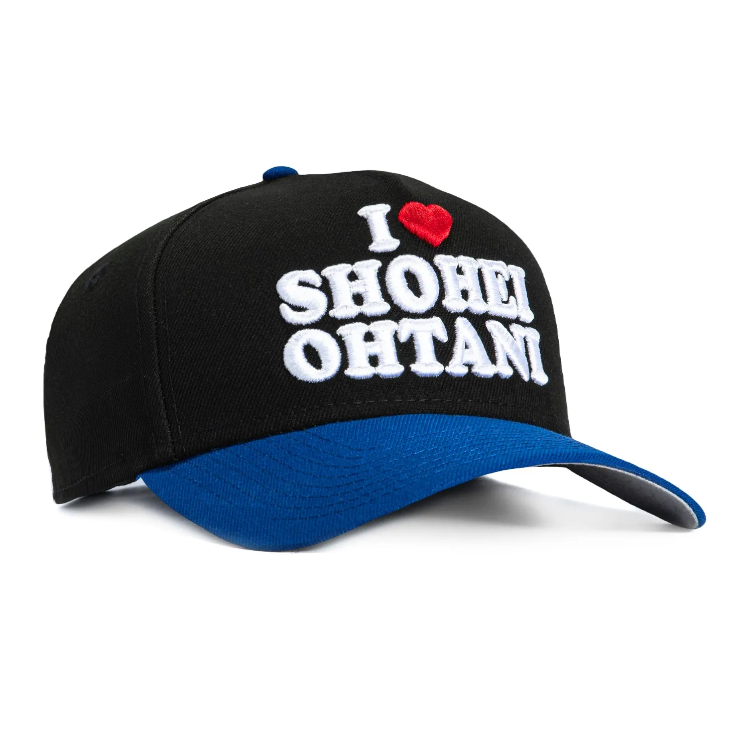 New Era 9Forty A-Frame Los Angeles Dodgers I Heart Shohei Ohtani Hat - Black, Royal sold by Hat Club