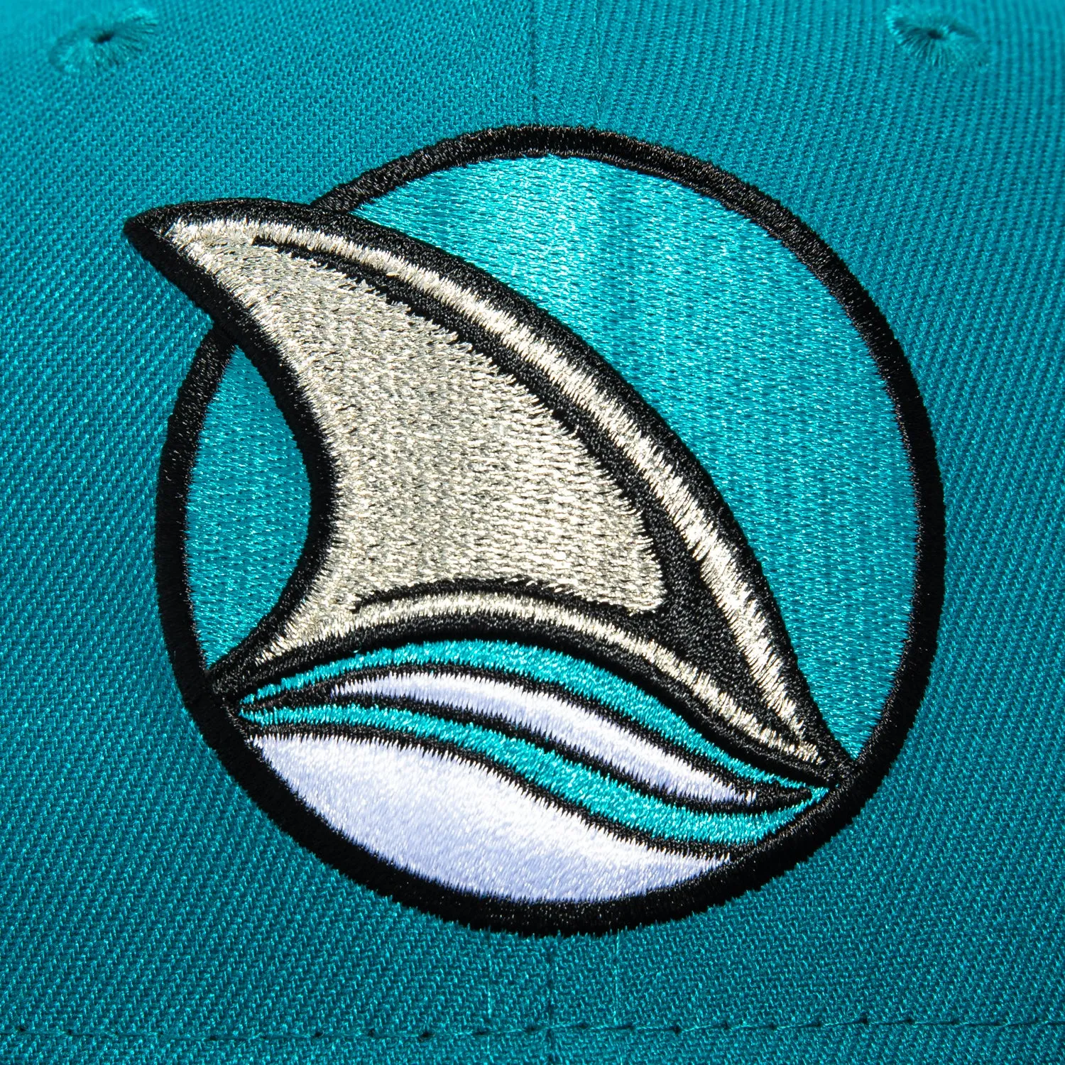New Era 59Fifty San Jose Sharks Alternate Hat - Teal, Black sold by Hat Club product image thumbnail 4