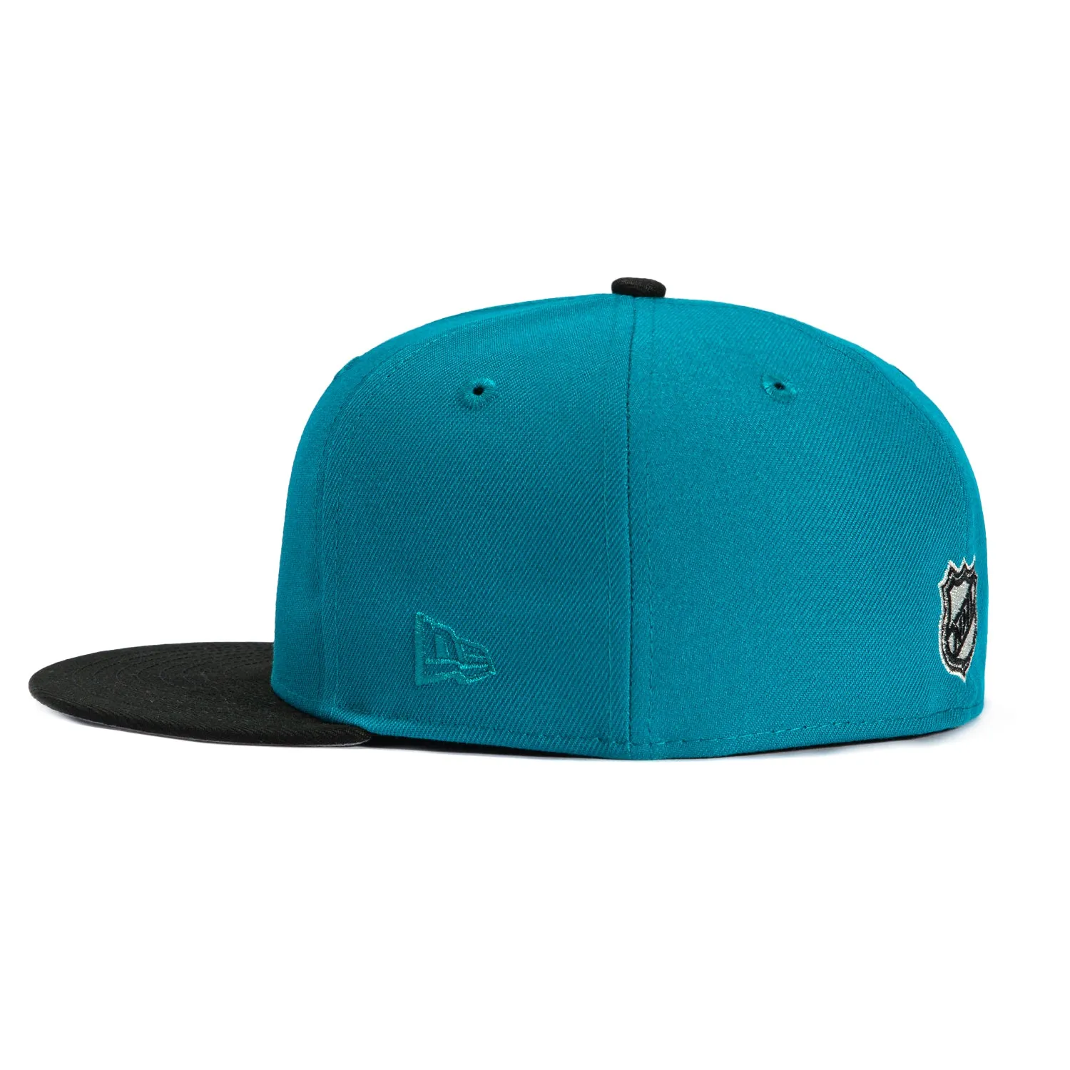 New Era 59Fifty San Jose Sharks Alternate Hat - Teal, Black sold by Hat Club product image thumbnail 3