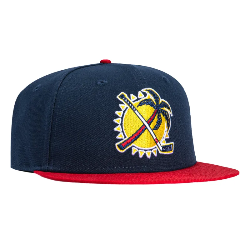 New Era 59Fifty Florida Panthers 1993 Alternate Hat - Navy, Red sold by Hat Club