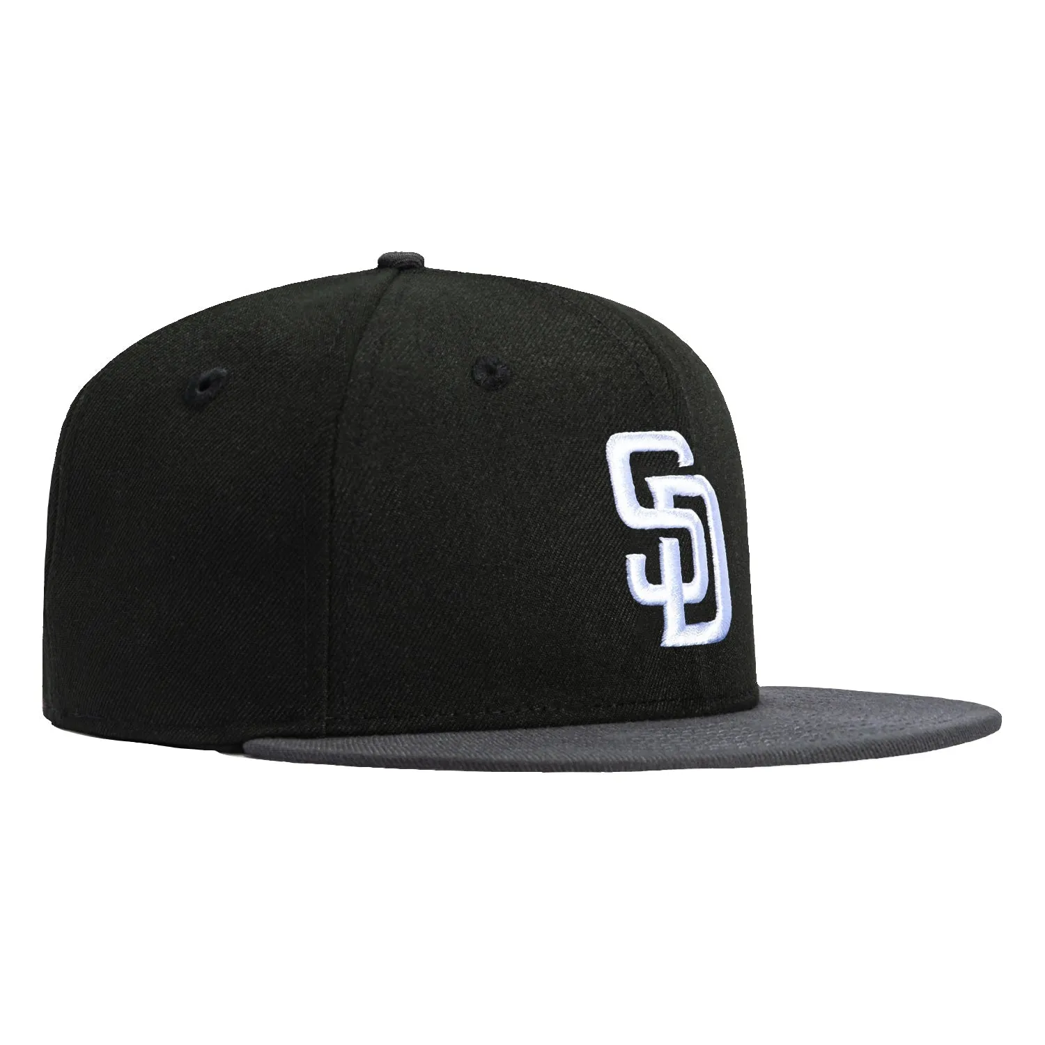 New Era 59Fifty San Diego Padres Hat - Black, Graphite sold by Hat Club