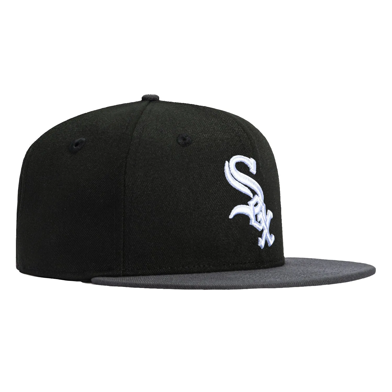 New Era 59Fifty Chicago White Sox Hat - Black, Graphite sold by Hat Club