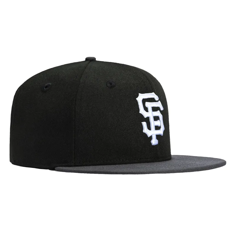 New Era 59Fifty San Francisco Giants Hat - Black, Graphite sold by Hat Club